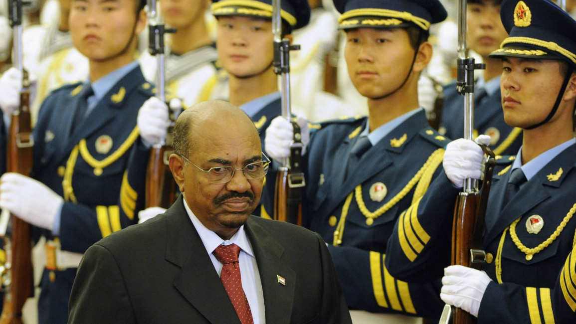 Omar Bashir in China AFP