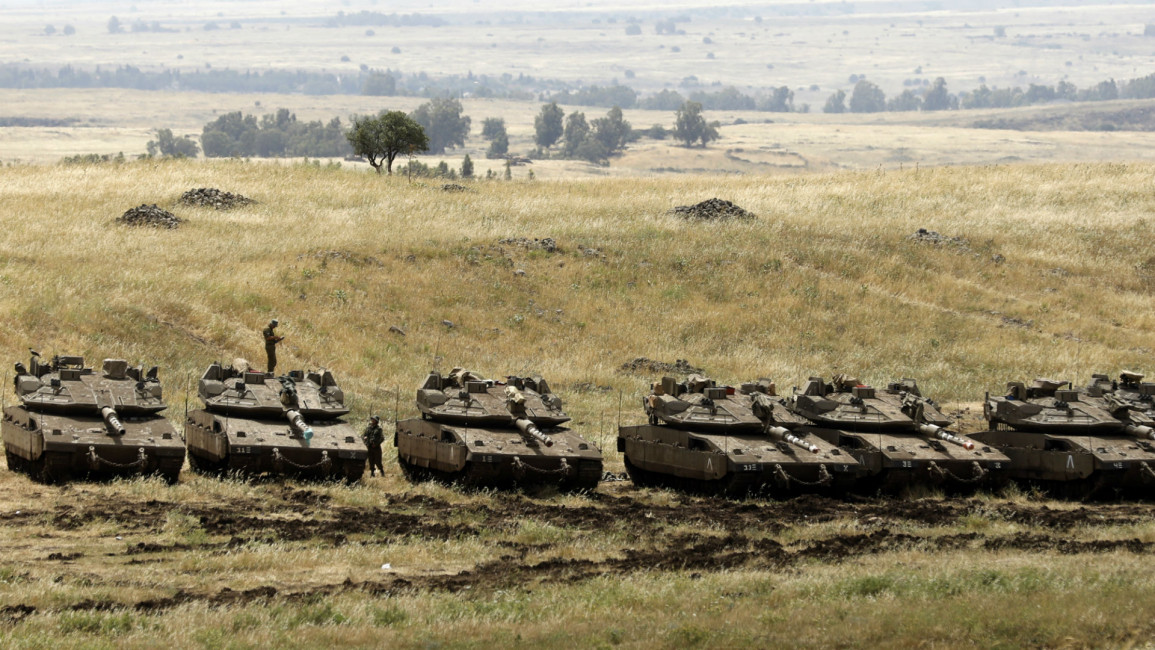 Israel-Iran Golan Heights Syria tension GETTY
