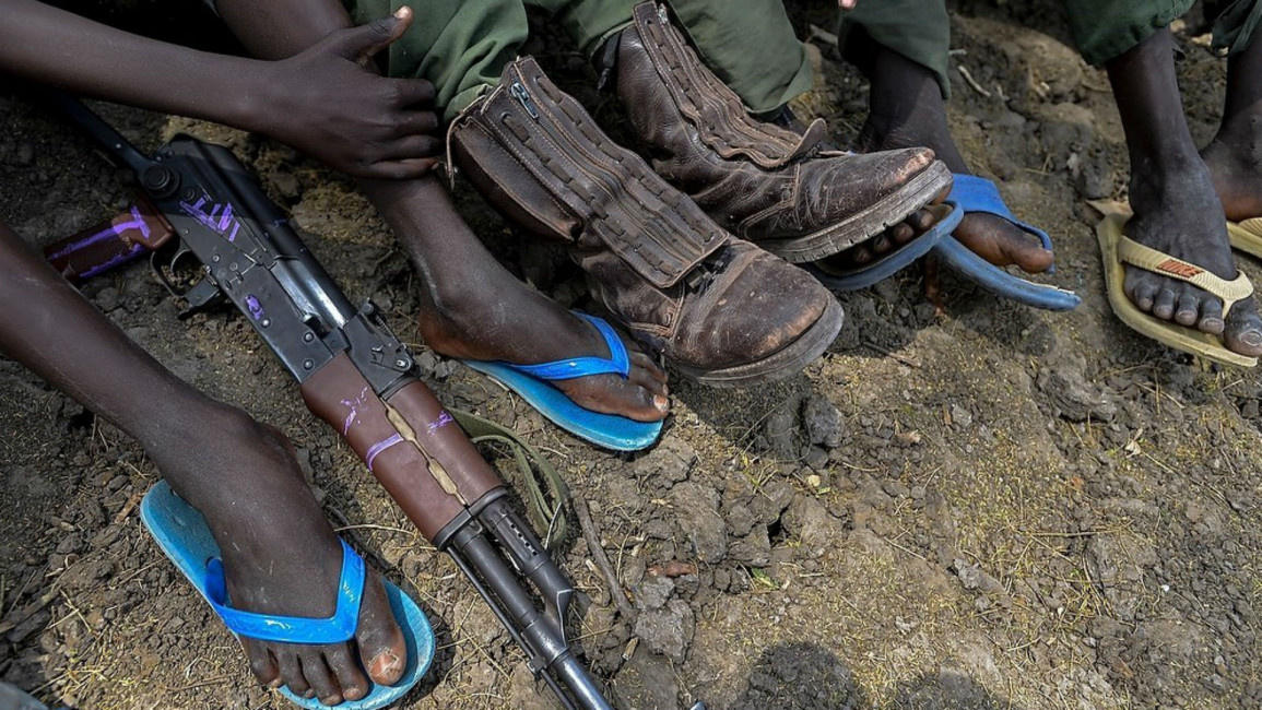 South Sudan Army child soldiers ANADOLU