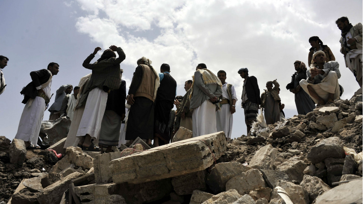 yemen sanaa airstrikes aftermath anadolu
