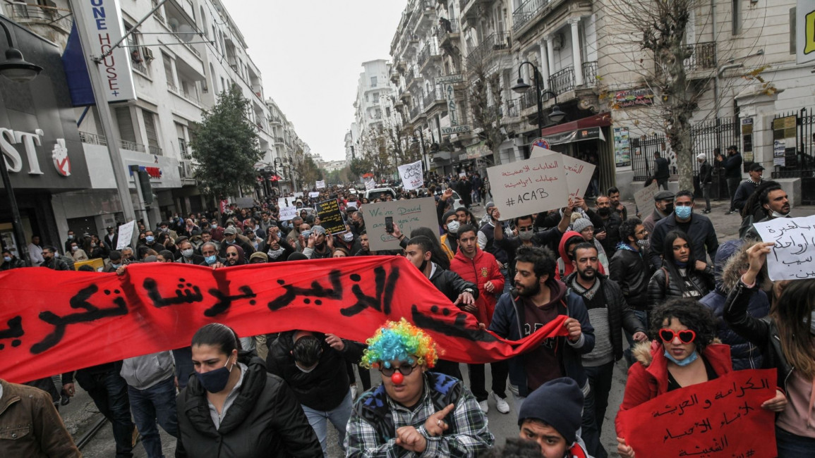 Tunisia march