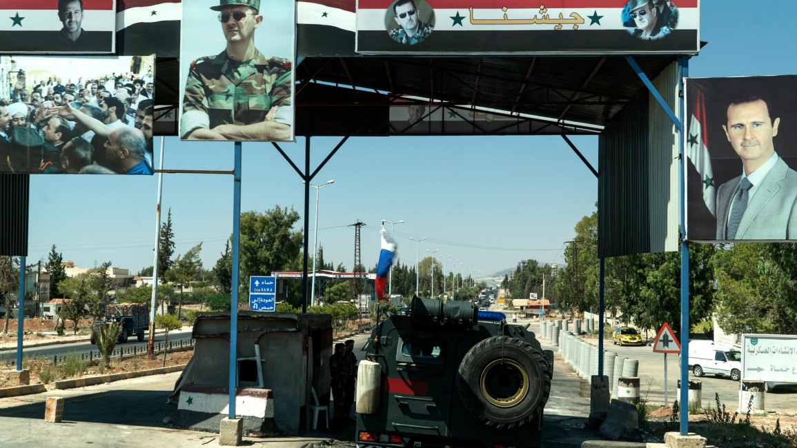 Syria checkpoint -- AFP