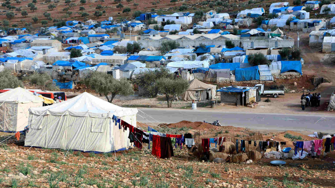Idlib refugee camp - Getty