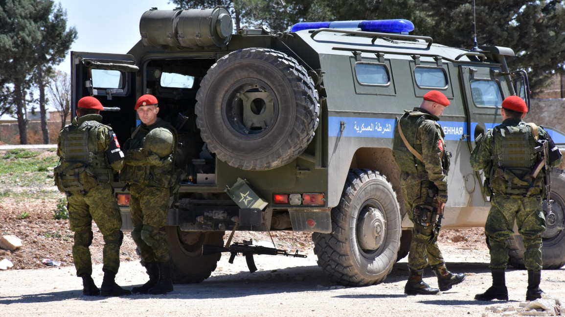 RUssian military in Syria AFP