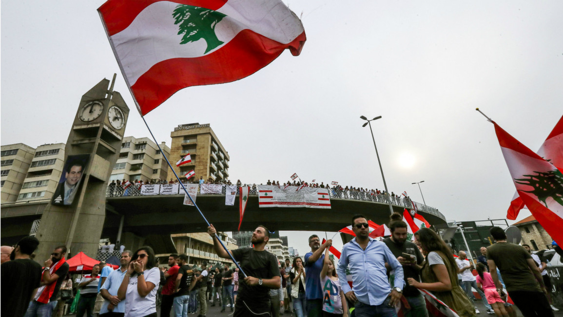 Lebanese protests -- Getty
