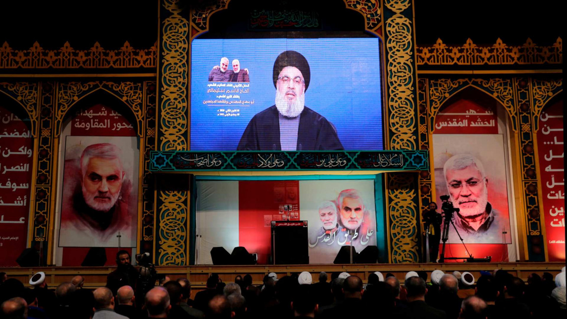 Nasrallah Hezbollah speech - Getty