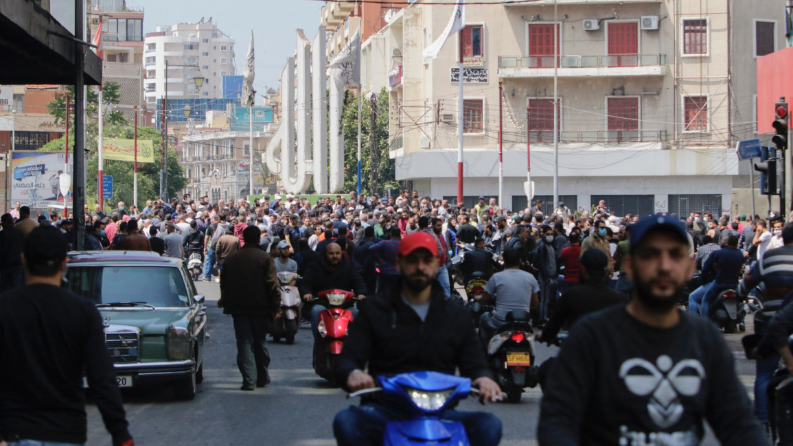 lebanon protester funeral tripoli