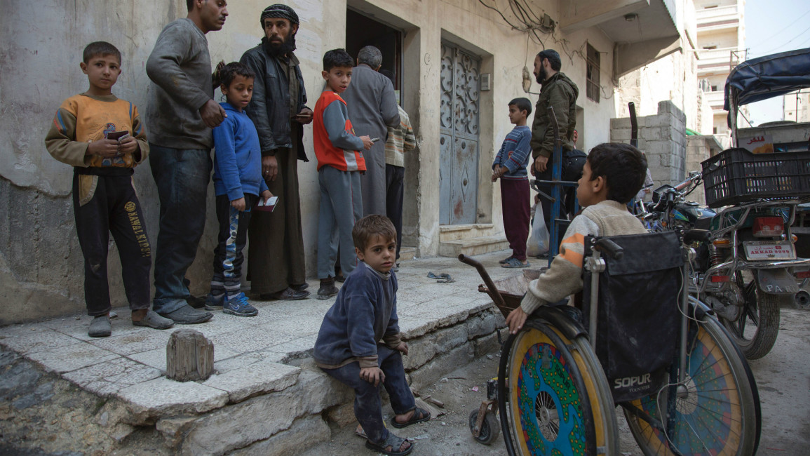 Aleppo Syria aid - AFP