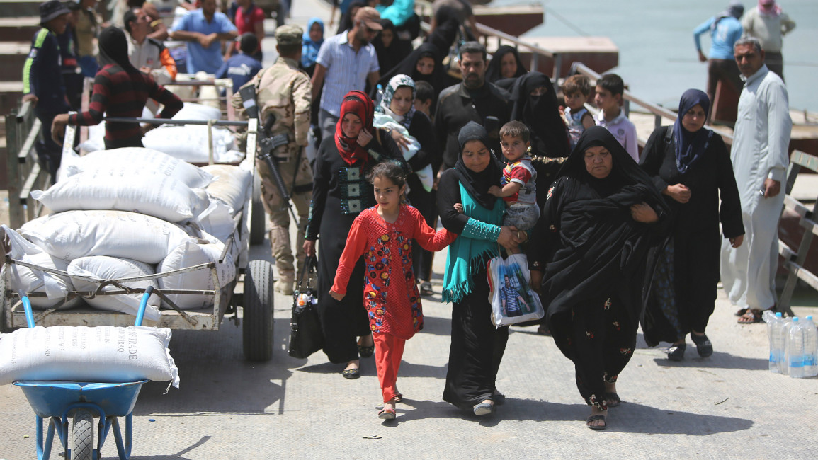 Displaced people in Iraq