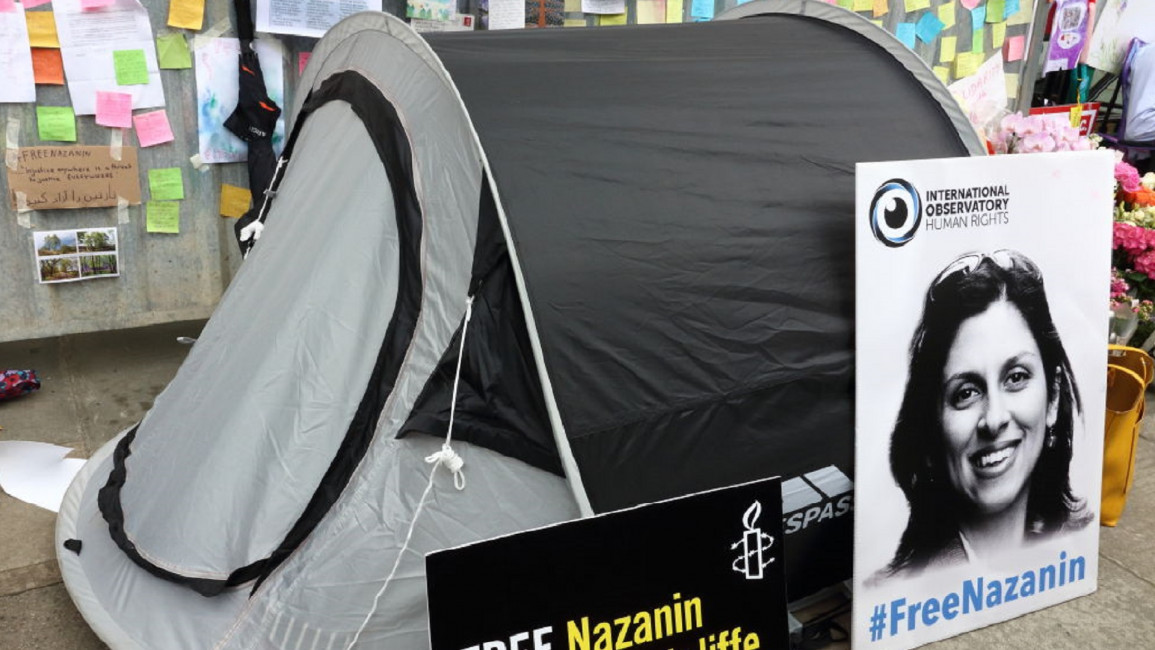 Free Nazanin campaign in London [GETTY]