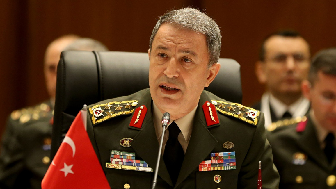 hulusi akar syria turkey defence minister getty