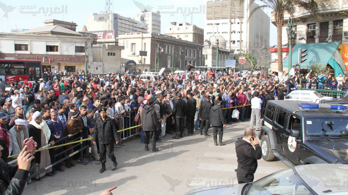 انفجار عبوة أمام دار القضاء المصري