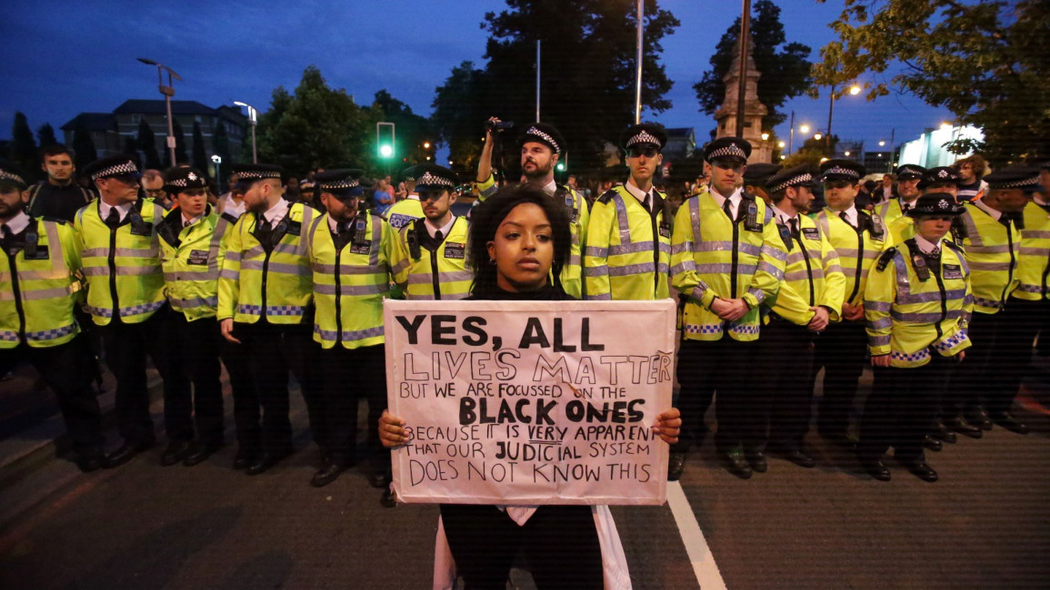 Brixton police protest- Getty