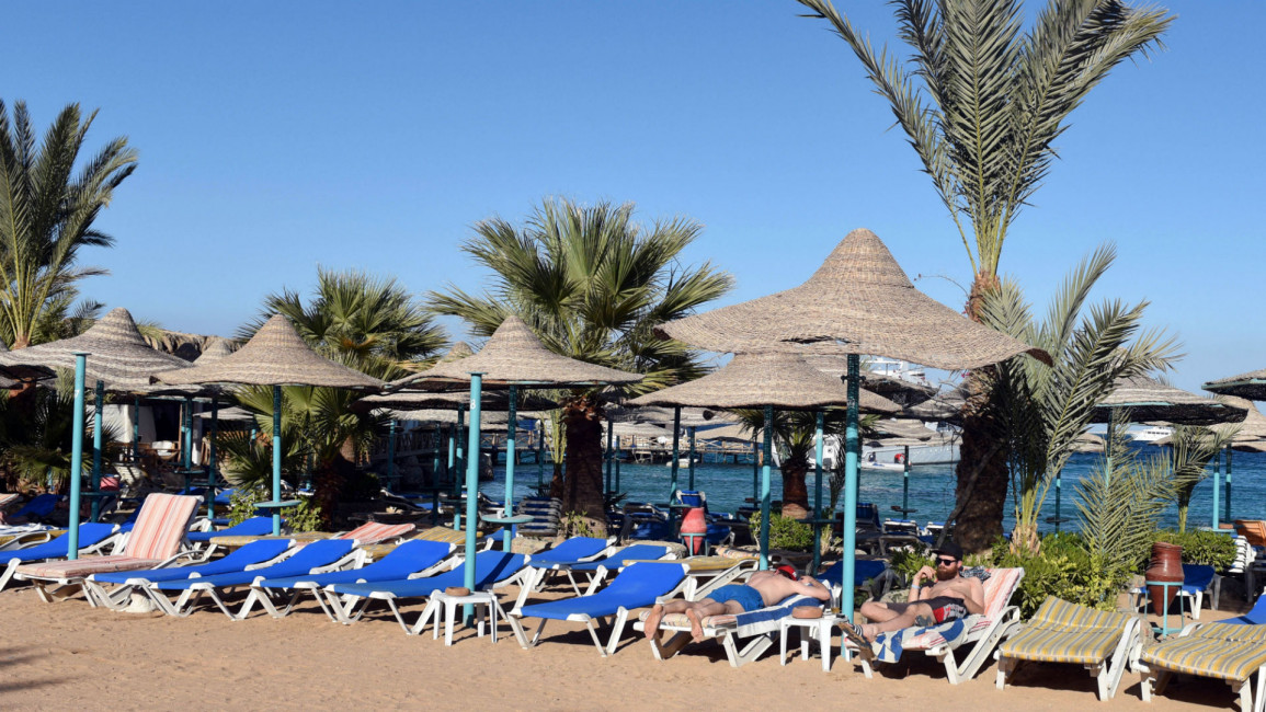 Hurghada beach [AFP]