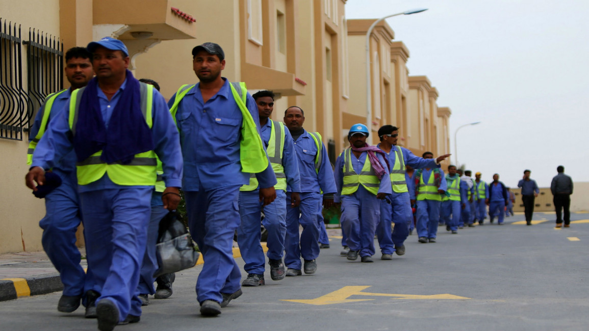 Qatar labourers AFP