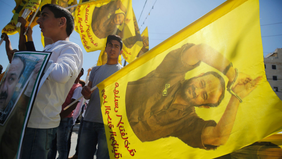 Marwan Barghouti hunger strike [AFP]
