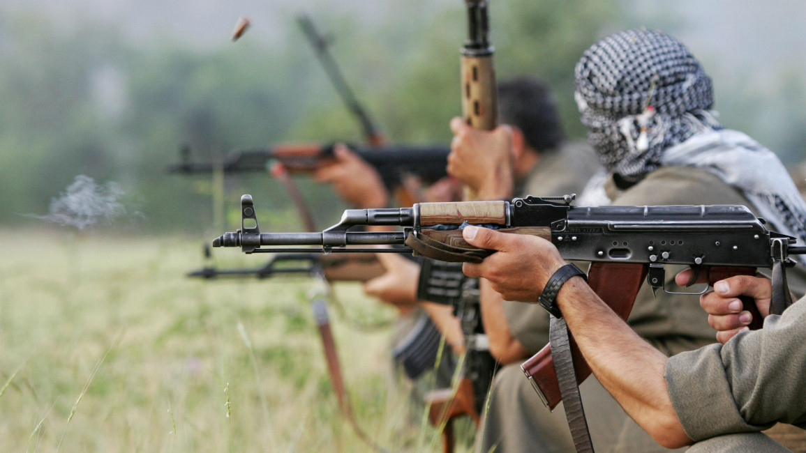 PKK fighters turkey AFP