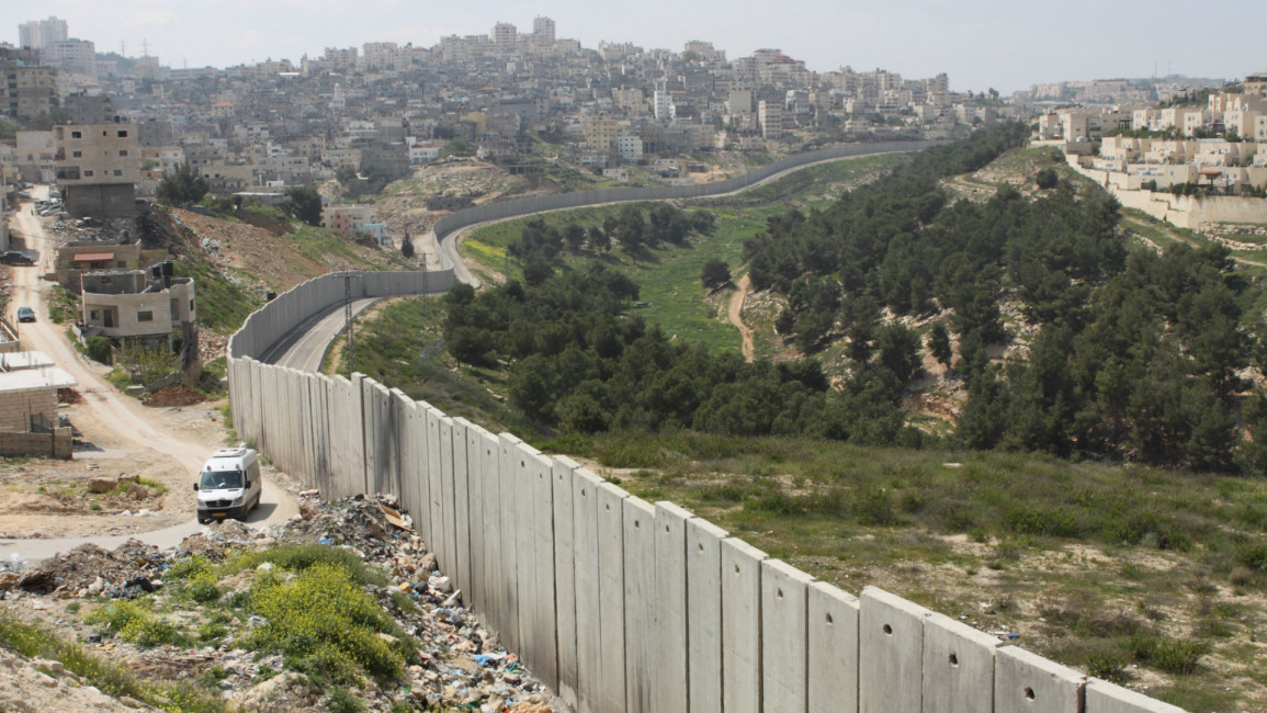 israel separation wall GETTY