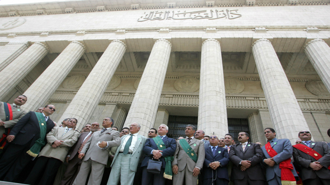 Egypt judges AFP