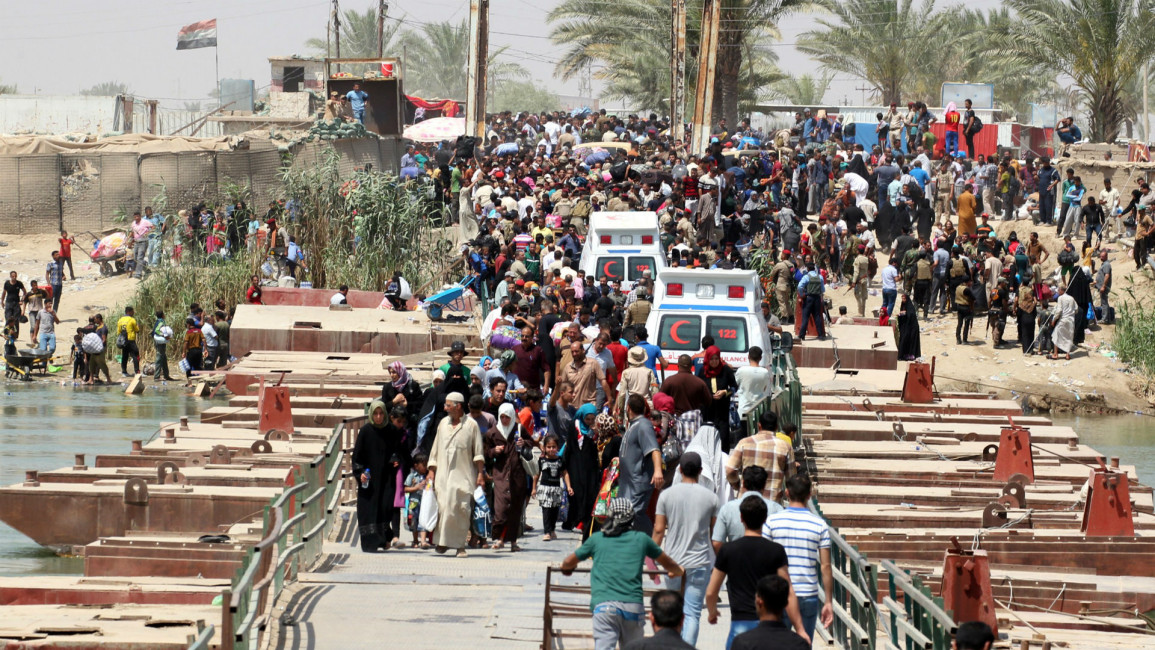 Ramadi Iraq refugees Islamic State [AFP]