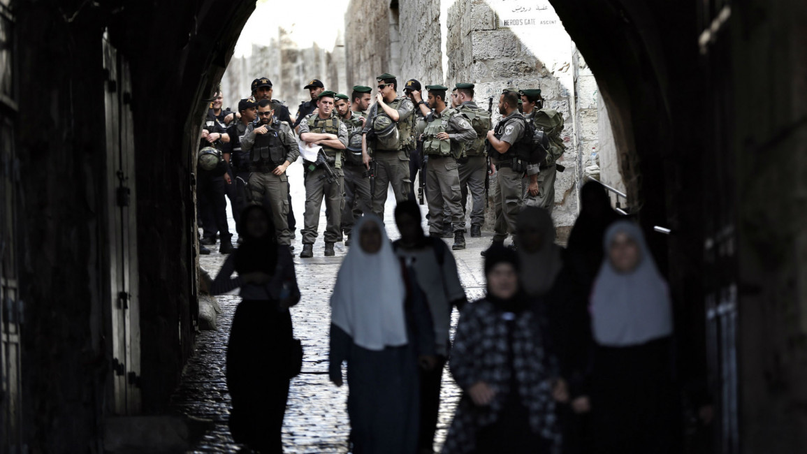 Aqsa clashes [AFP/Getty]