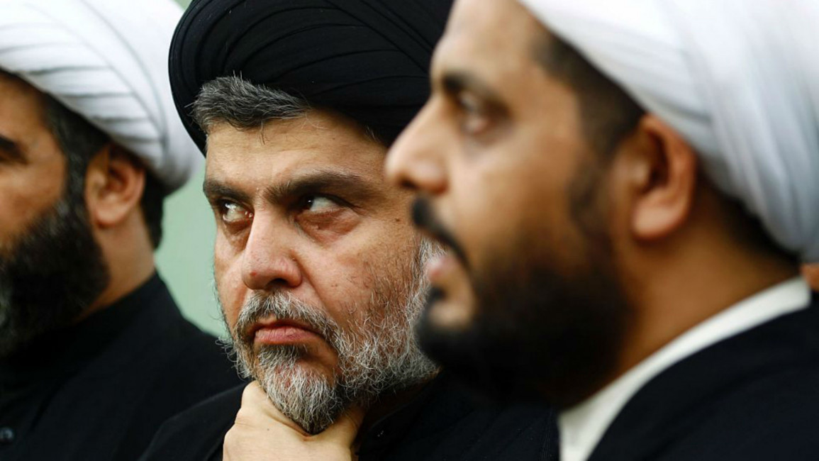 Iraqi Shiite cleric Moqtada al-Sadr 