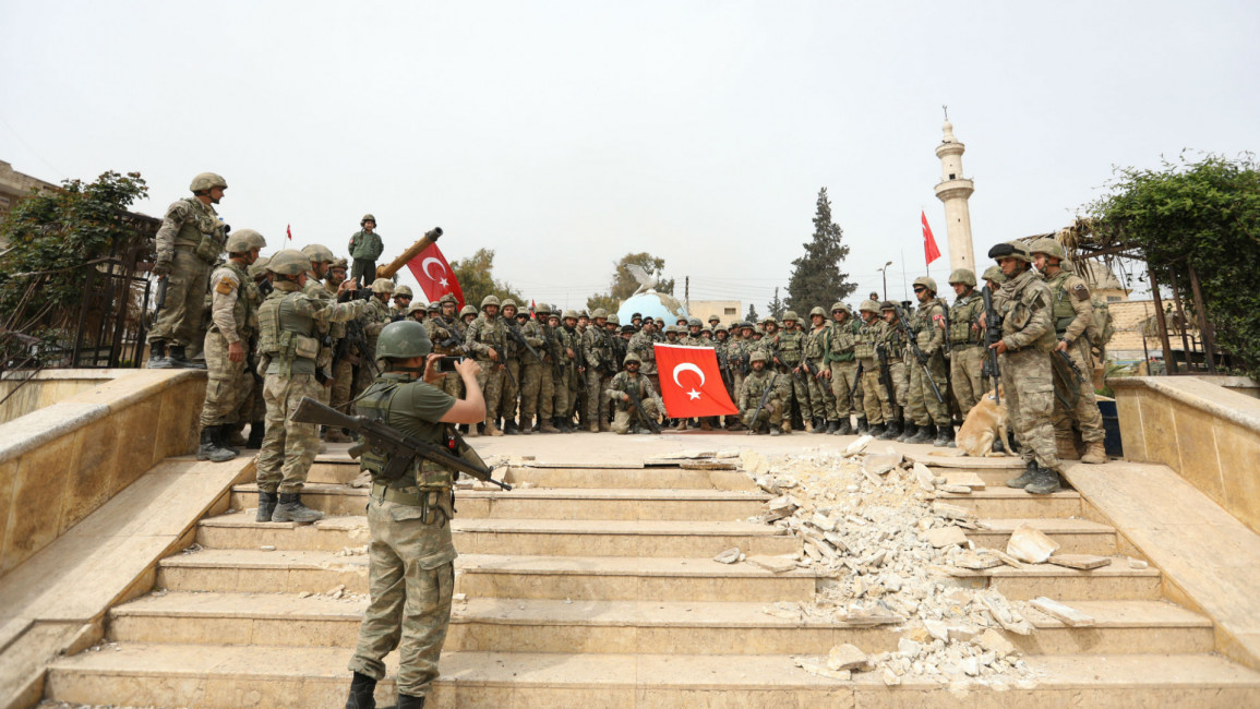 Turkish forces Afrin
