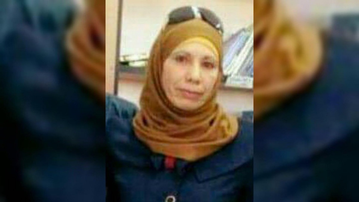 Palestinian teacher Fatima Suleiman