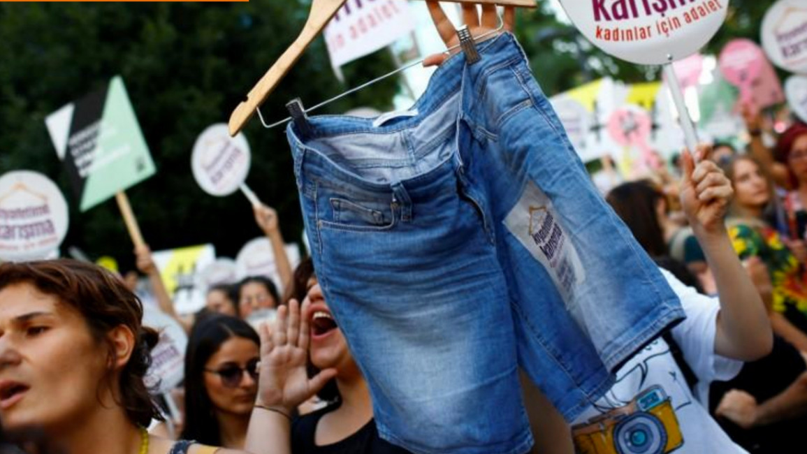Turkey protest women [Reuters]