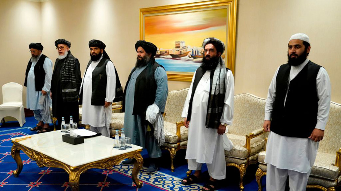 Taliban talks [Getty]