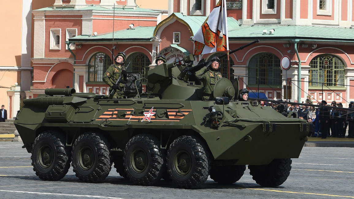 Victory Day, Parade On Red Square In Moscow