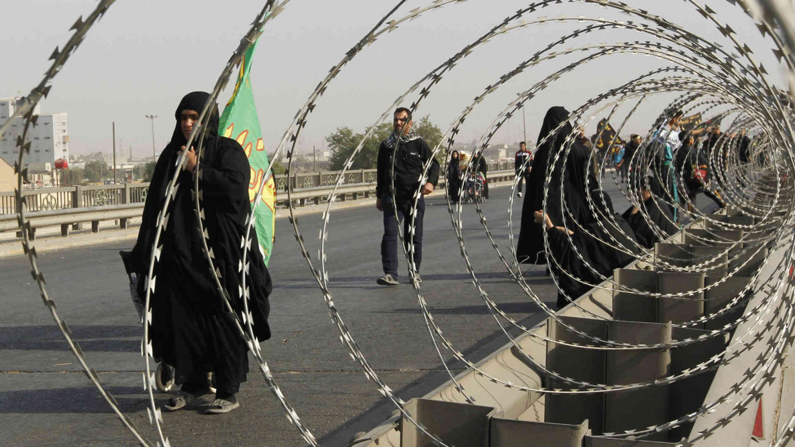 Shia pilgrims Iraq AFP
