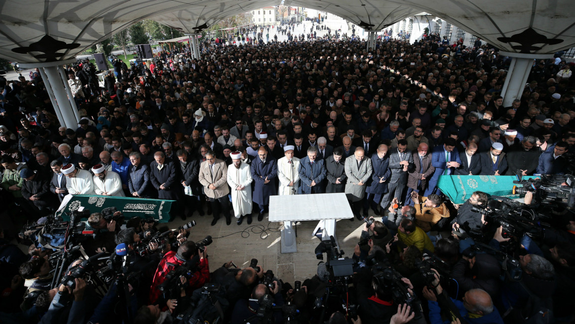 Khashoggi funeral istanbul [Getty]