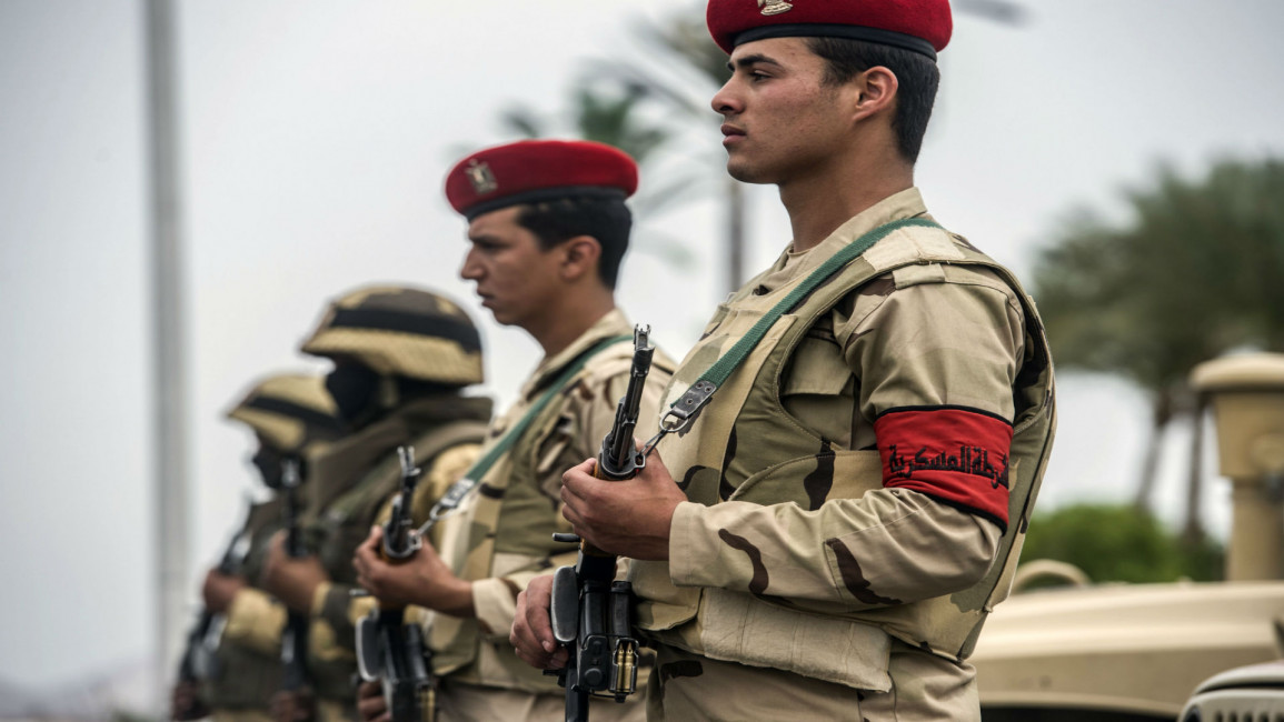 Egypt military police AFP