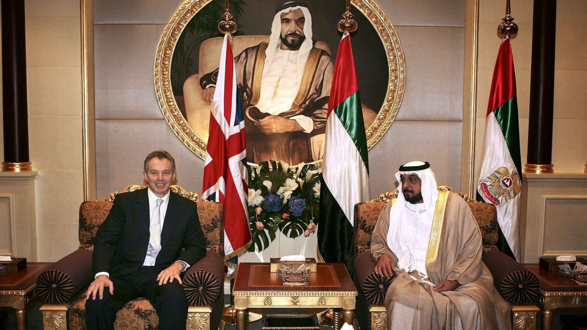 Blair UAE- AFP
