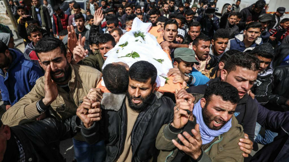 Palestinian funeral - Getty