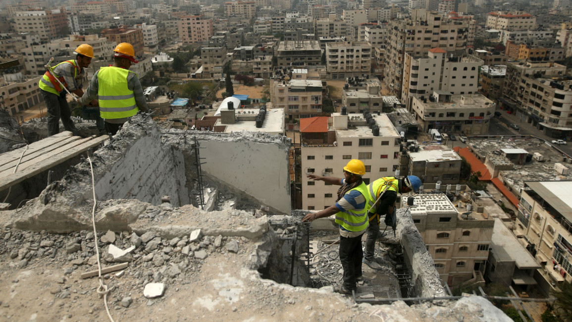 Gaza reconstruction [AFP]