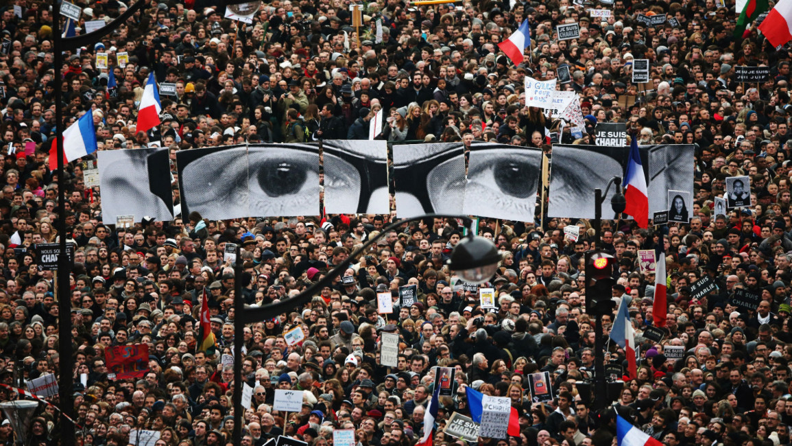 Charlie Hebdo march Paris