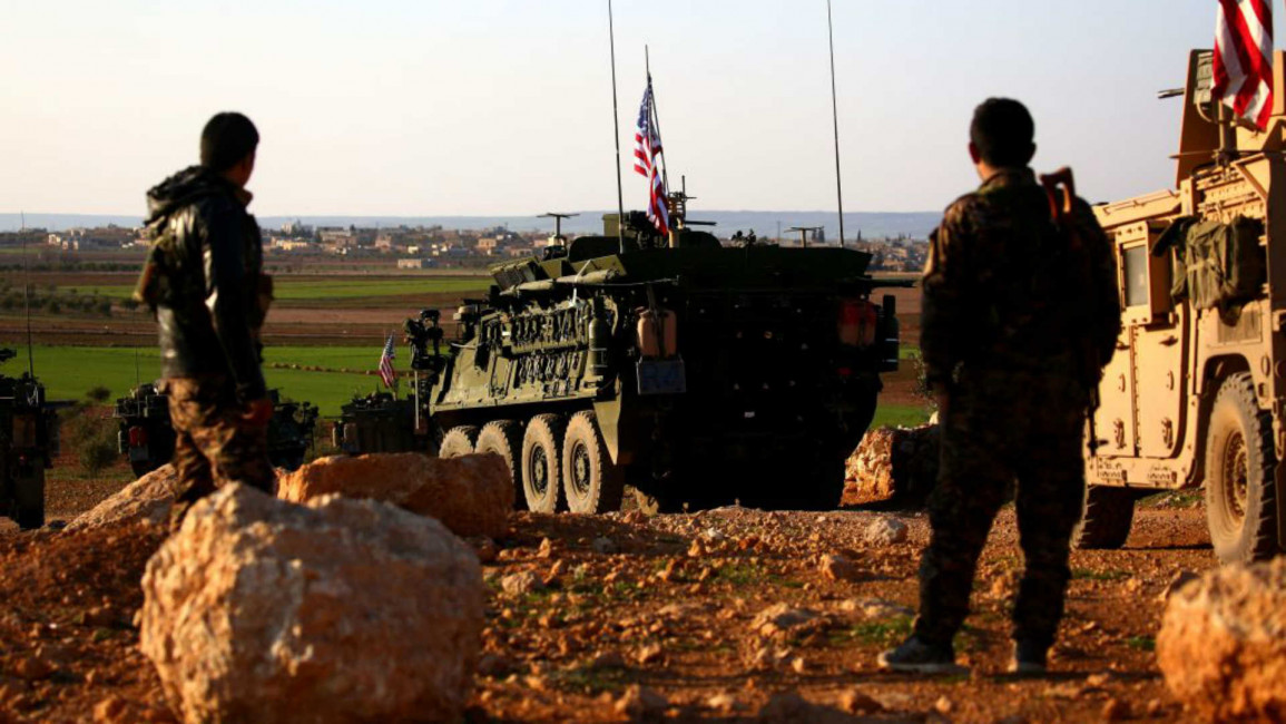 US forces near Manbij - AFP