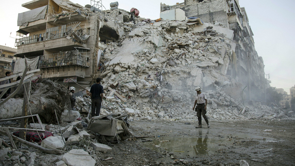 Aleppo destruction