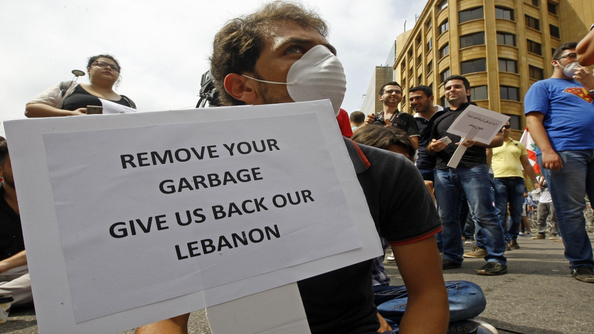 Garbage crisis protested in Beirut