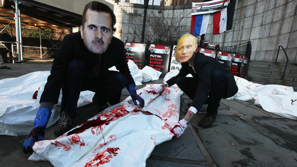 Assad Putin getty