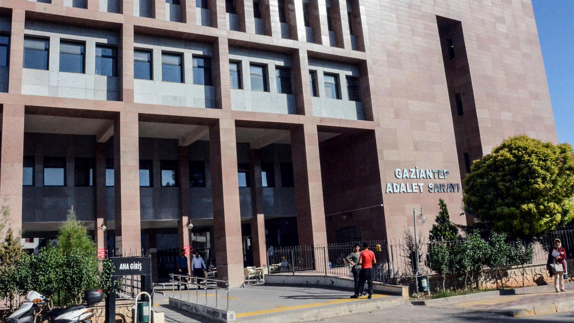 courthouse in Gaziantep -- AFP