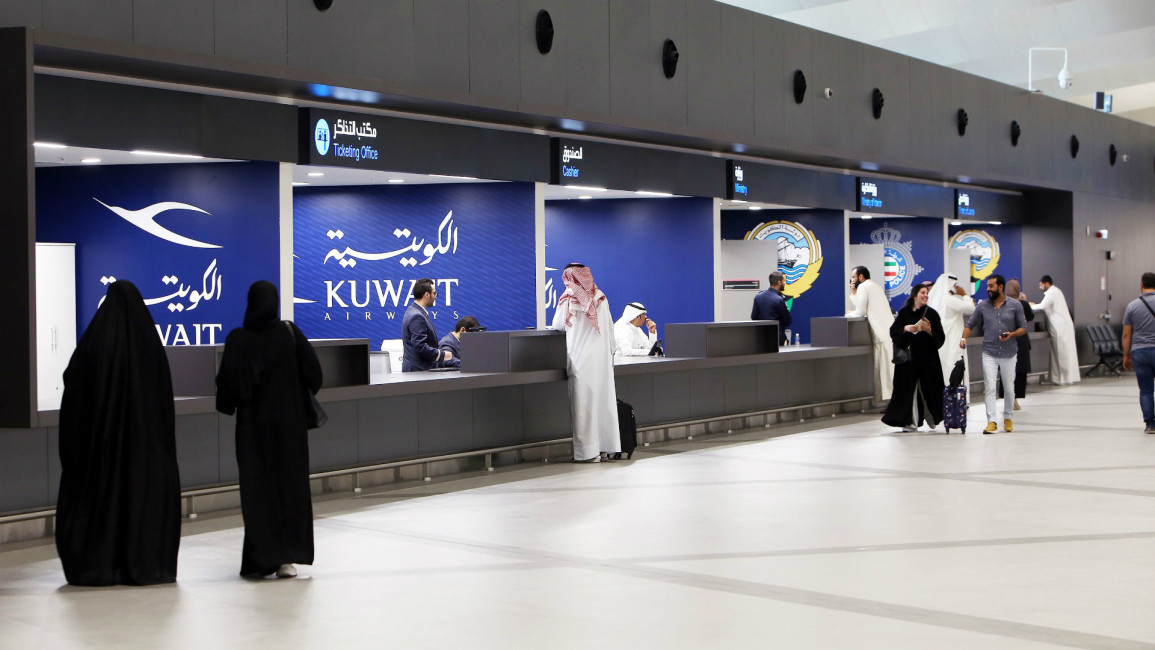 Kuwait airport -- AFP