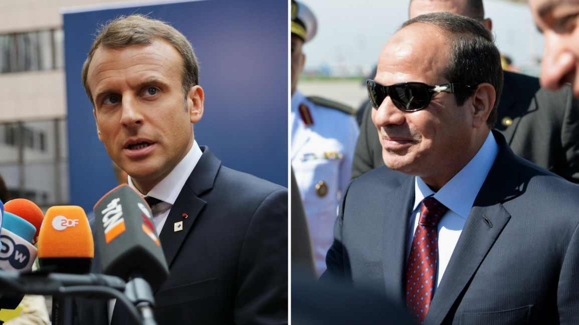 Macron Sisi [Getty]