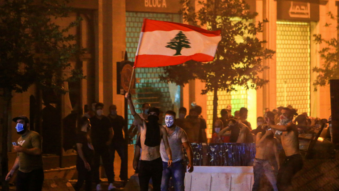 Lebanon protests - Getty
