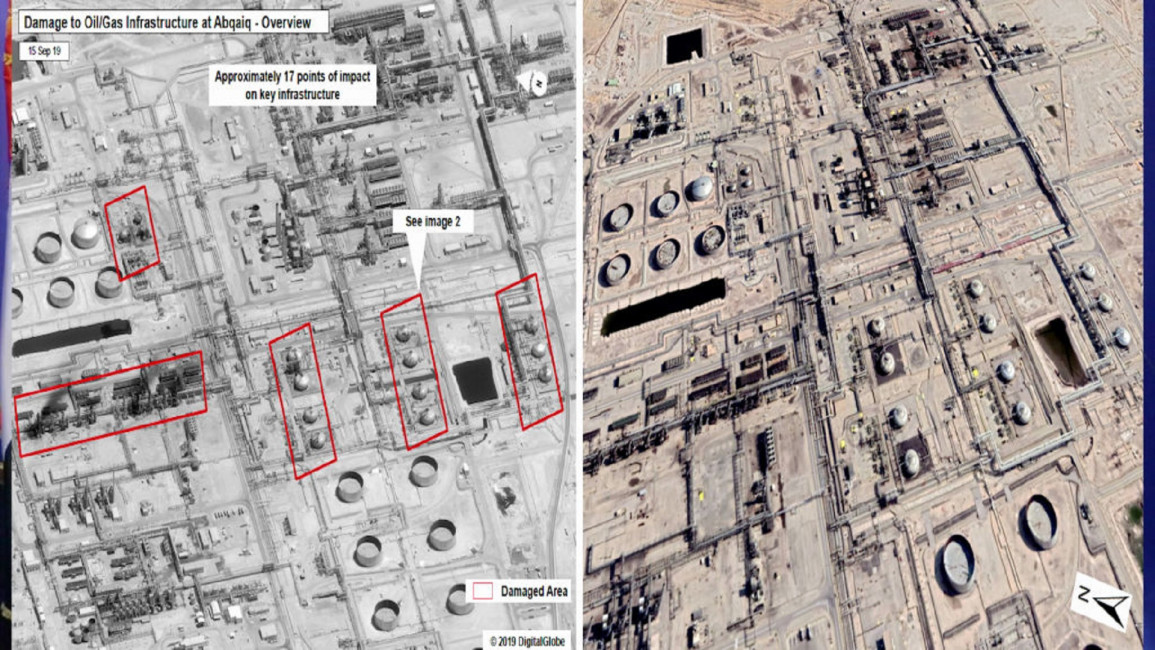 Saudi Aramco Attack satellite image [AFP]