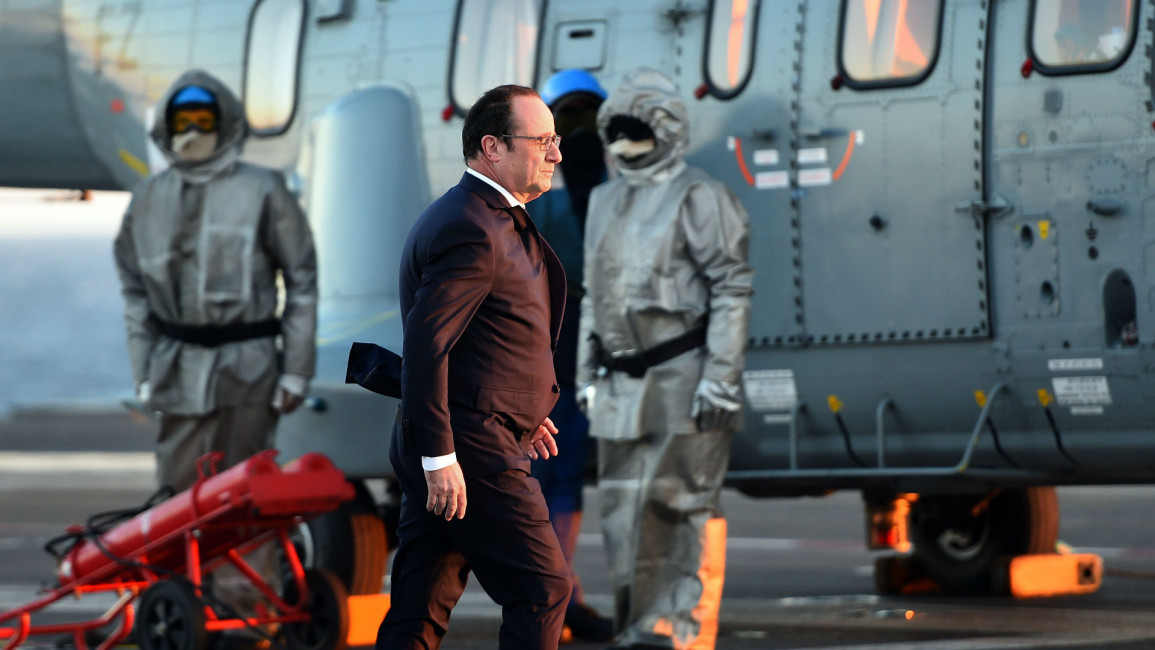 Hollande aircraft carrier (AFP)