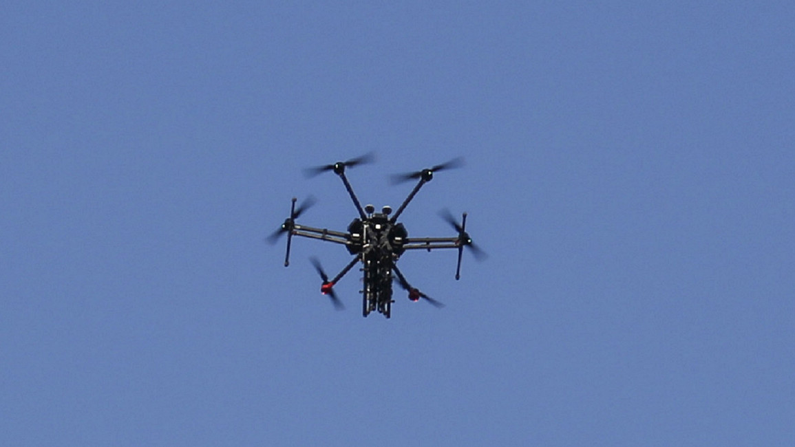 israel quadcopter drone gaza getty