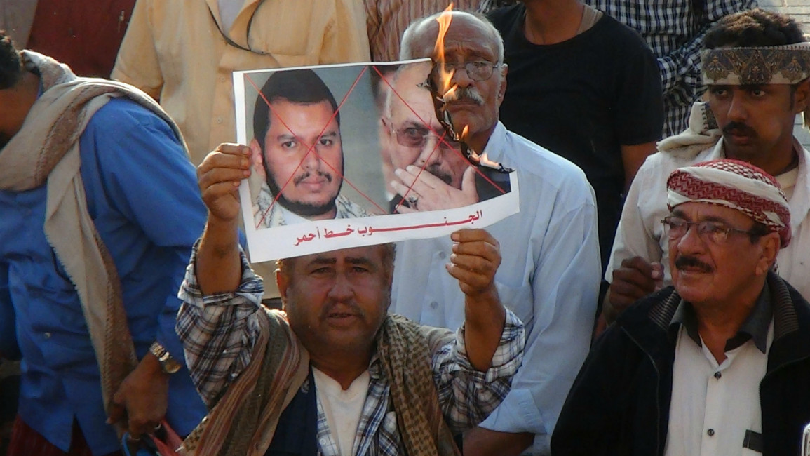 Southern protests against Houthis AFP